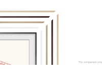 Samsung 55" ram till The Frame (2021-2025, vit) TV-ram & tillbehör