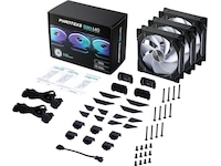 Phanteks D30 140mm PWM DRGB Reverse Fläkt 3-Pack (svart) Fläkt