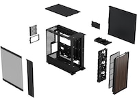 Fractal Design North XL TG Dark Mid Tower(svart) Midi tower