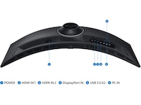 Samsung 49" Odyssey G9 curved skärm C49CG950 Bildskärmar