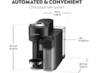 Nespresso Vertuo Lattissima by DeLonghi kapselmaskin ENV300.B (svart) -B-Grade Demo hem & hushåll