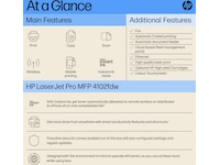 HP LaserJet Pro MFP4102fdw laserskrivare Skrivare