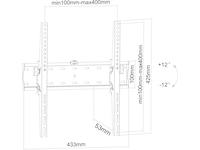 Andersson WMT 2.0 väggfäste TV tilt 32-55" Väggfäste & TV-stativ