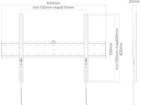 Andersson FDW 2.3 väggfäste TV slim 37-70" Väggfäste & TV-stativ