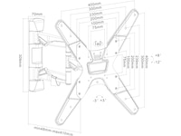 Andersson WMA 2.7 väggfäste TV tilt 23-55" Väggfäste & TV-stativ