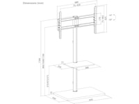Andersson TV golvstativ 37-75" Väggfäste & TV-stativ