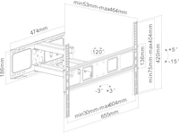 Andersson WMA 3.9 väggfäste TV tilt 37-70" Väggfäste & TV-stativ