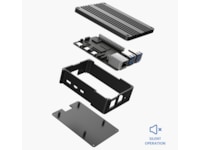 Akasa Pi-5 Pro Aluminium Case Tillbehör