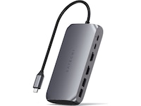 Satechi USB-C M1 Multimedia Adapter (grå) Dockningsstation och USB-hub