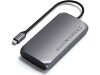 Satechi USB-C M1 Multimedia Adapter (grå) Dockningsstation och USB-hub
