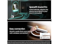 Samsung HW-S811D soundbar med subwoofer (vit) Soundbars