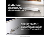 Samsung HW-S711D soundbar med subwoofer (vit) Soundbars