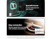 Samsung HW-S711D soundbar med subwoofer (vit) Soundbars