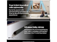 Samsung HW-S810D soundbar med subwoofer (svart) Soundbars