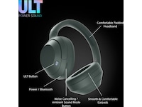 Sony ULT WEAR trådlösa hörlurar Over-Ear med mic (forest gray) Hörlurar