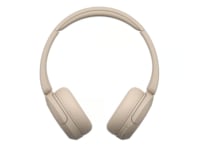Sony WH-CH520 trådlösa hörlura, On-Ear (beige) Hörlurar