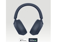 Sony WH-1000XM5 trådlösa hörlurar, Over-Ear (blå) Hörlurar