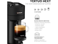 Nespresso Vertuo Next by De'Longhi Kapselmaskin (svart) -B-Grade Demo hem & hushåll