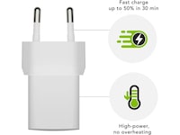 dbramante1928 20W Väggladdare (vit) Bulk Mobilladdare