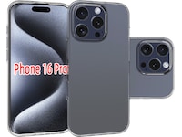 iiglo iPhone 16 Pro Silikonskal (transparent) Mobilskal