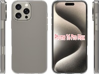iiglo iPhone 16 Pro Max Silikonskal (transparent) Mobilskal
