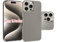 iiglo iPhone 16 Pro Max Silikonskal (transparent) Mobilskal