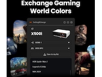 BenQ 4K DLP LED projektor X500i -B-Grade Demo TV/projektorer