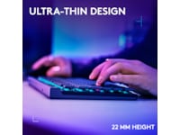 Logitech G G515 Lightspeed Gamingtangentbord (svart) Gamingtangentbord