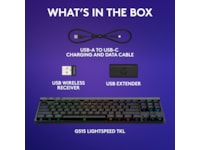 Logitech G G515 Lightspeed Gamingtangentbord (svart) Gamingtangentbord