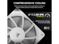 Corsair RS120 Fläkt 3pk (vit) Fläkt