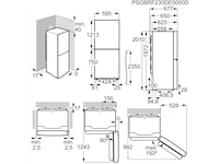 Electrolux LNT6ME36U2 600 TwinTech No Frost kyl/frys (grå) Kyl & frys kombiskåp