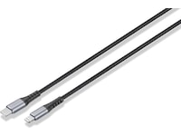 Andersson Flätad USB-C till Lightning-kabel 1,5m (svart) USB-kablar
