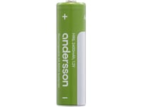 Andersson uppladdningsbart AA batteri, 4-pk Batterier för allmänt bruk