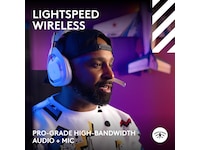 Logitech Astro A50 Lightspeed Trådlöst Gamingheadset (vit) Gamingheadset