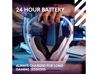Logitech Astro A50 Lightspeed Trådlöst Gamingheadset (vit) Gamingheadset