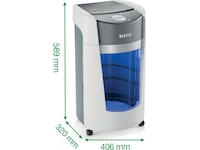 Leitz IQ OptiMax Office 550 Mikrokross P5 Dokumentförstörare