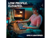 Logitech G915 X Lightspeed Trådlös Gamingtangentbord (svart) Gamingtangentbord