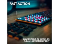 Logitech G915 X Lightspeed Trådlös Gamingtangentbord (svart) Gamingtangentbord