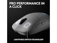 Logitech PRO 2 Lightspeed Trådlös Gamingmus (vit) Gamingmus