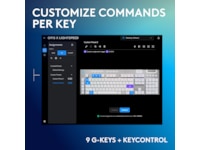 Logitech G915 X Lightspeed Trådlös Gamingtangentbord (vit) Gamingtangentbord