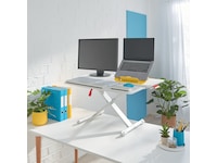 Leitz Ergo Cosy Justerbart PC-bord med skiva (vit) Laptopstativ