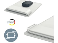 Leitz Ergo musmatta med handledsstöd (ljusgrå) Handledsstöd