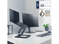Leitz Ergo Multi-angle bärbar datorstativ (grå) Laptopstativ