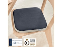 Leitz Active Wobble sittkudde med överdrag (mörkgrå) Sittdyna