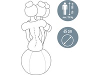 Leitz Ergo Active Anti-Roll Balance Ball (mörkgrå) Kontorsstolar