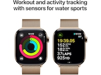 Apple Watch Series 10 46mm GPS + LTE Titan (guld) Smartwatches