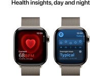 Apple Watch Series 10 GPS + LTE 42mm Titan (naturlig) Smartwatches