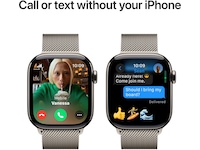 Apple Watch Series 10 GPS + LTE 42mm Titan (naturlig) Smartwatches