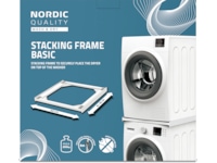 Nordic Quality Staplingsram basic, tunn Tillbehör till tvättmaskiner & torktumlare