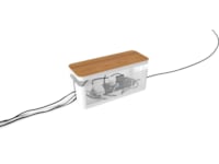Andersson Stor kabelbox (vit/trä) Kabeldöljare och tillbehör